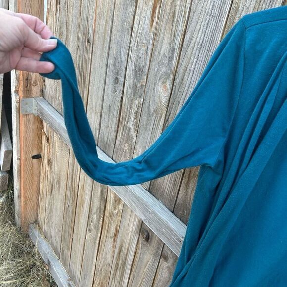 Rags & Couture shawl cardigan open top long sleeve size large - Picture 3 of 7